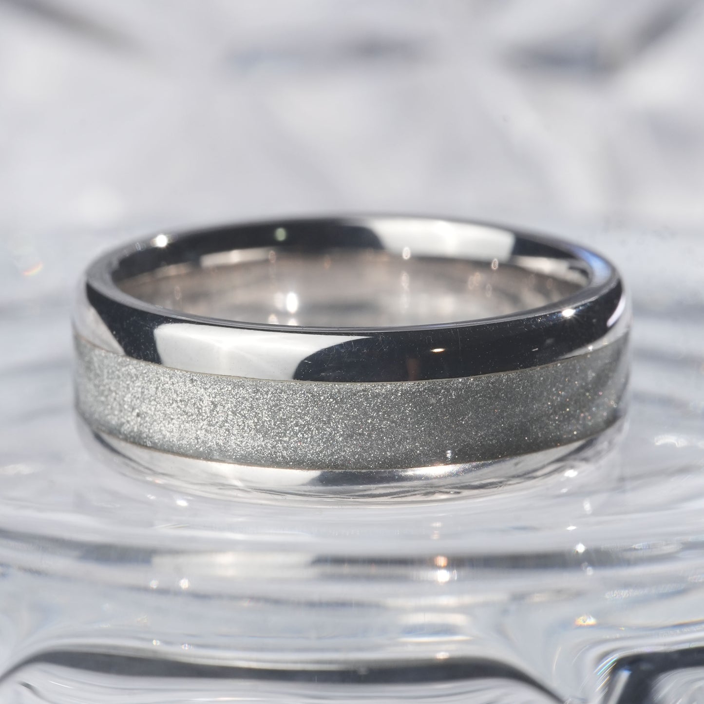 Enamel grey color ring precious exquiste stunning in 925 sterling silver[FL05-Classic]