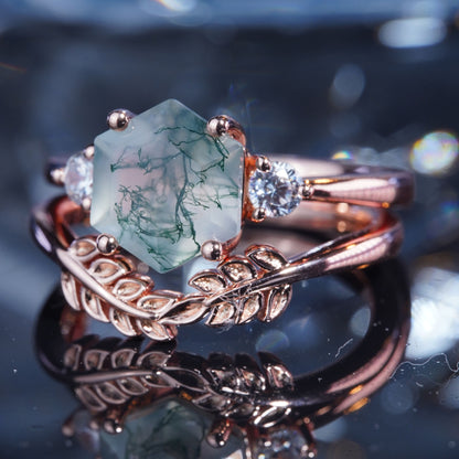 2CT Agate Ring Opulent Charm Glamorous Gemstone Ring in 925 sterling silver lab grown gemstone[ZH10-Comely]