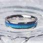 Enamel blue color ring exquiste shining float sand in 925 sterling silver[FL06-Classic]