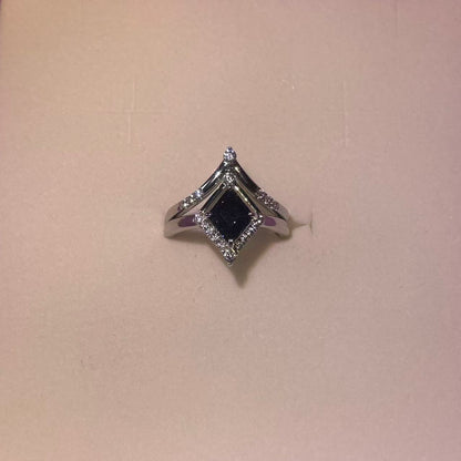 2CT Galaxy Sandstone Ring Feminine Elegance Delicate Bridal Wedding Engagement Promise Proposing Ring in 925 sterling silver lab grown gemstone[ZH03-Comely]