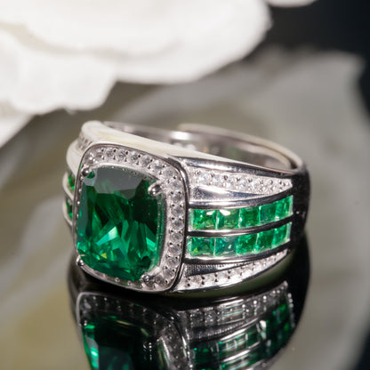 3.5CT Stunning ring with dazzling appearance stylish in 925 sterling silver Lab grown gemstone[C04G-Classic]