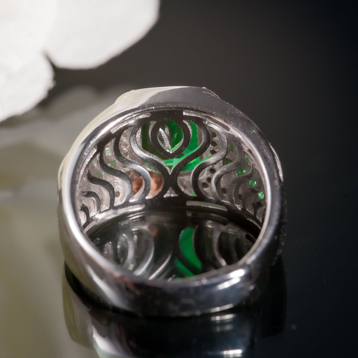 3.5CT Stunning ring with dazzling appearance stylish in 925 sterling silver Lab grown gemstone[C04G-Classic]