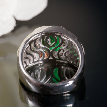 3.5CT Stunning ring with dazzling appearance stylish in 925 sterling silver Lab grown gemstone[C04G-Classic]